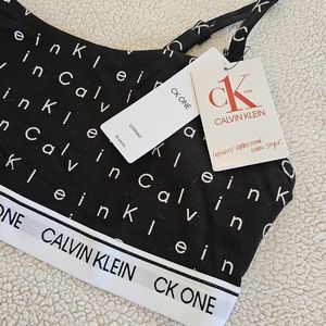 Calvin Klein Unlined Bralette - Size L